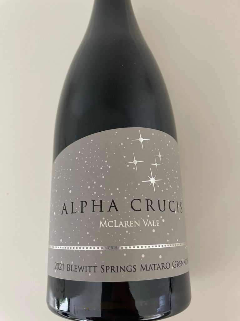 2021 Chalk Hill Wines Alpha Crucis Mataro Grenache Blewitt Springs