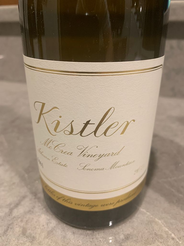 2021 Kistler Chardonnay McCrea Vineyard - CellarTracker