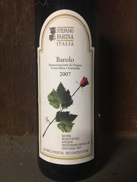 2007 Stefano Farina Barolo, Italy, Piedmont, Langhe, Barolo - CellarTracker