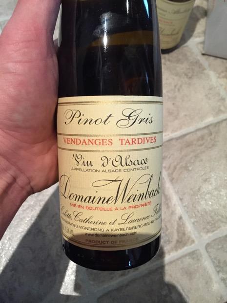 1997 Domaine Weinbach Pinot Gris Vendanges Tardives - CellarTracker