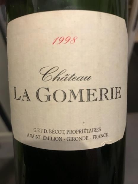 Château La Gomerie 1999 Grand Cru Château La Gomerie Saint-Émilion 1999 – Grand Cru Atelier