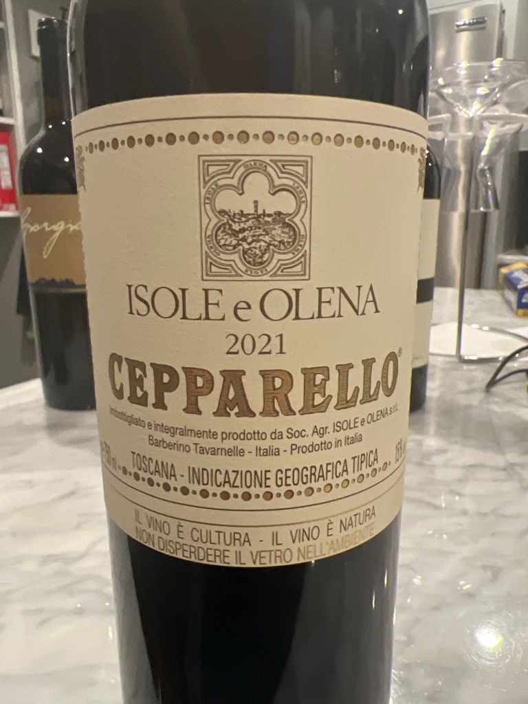 2021 Isole e Olena Cepparello Toscana IGT - CellarTracker 2021 Isole e Olena Cepparello Toscana IGT - CellarTracker