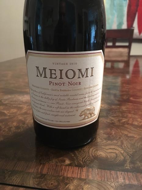 2016 Meiomi Pinot Noir Cellartracker