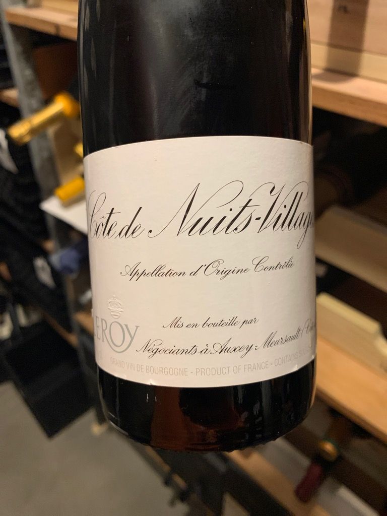 2025年冬【法人向けお歳暮】 de Côte Leroy Maison 2015 Nuits CellarTracker - Villages ワイン