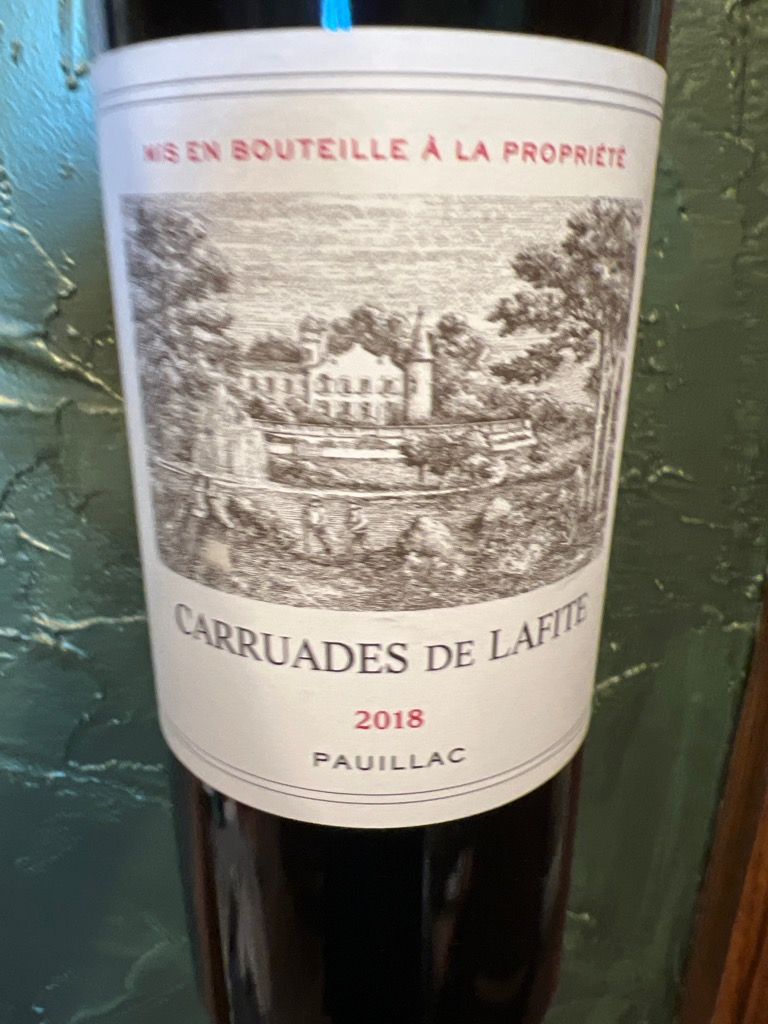 2018 Château Lafite Rothschild Carruades de Lafite - CellarTracker