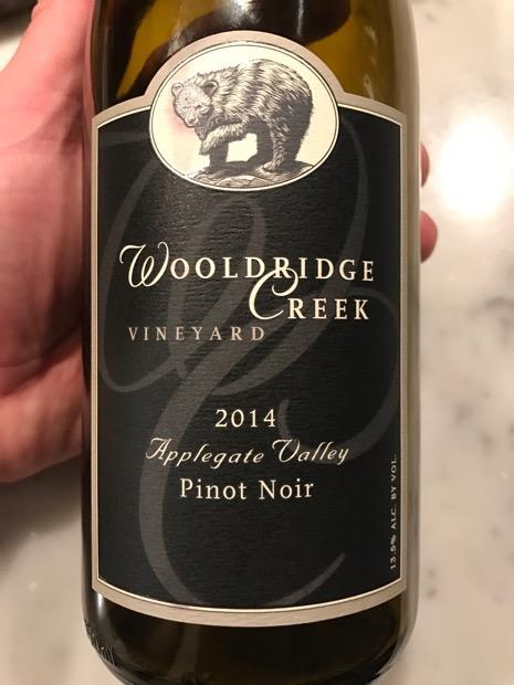 2014 Wooldridge Creek Vineyard Pinot Noir, USA, Oregon, Southern Oregon ...