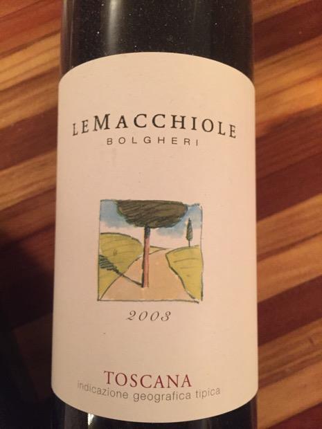 ワイン Le Macchiole Bolgheri Rosso 2008 2008 Le Macchiole Bolgheri Rosso - CellarTracker