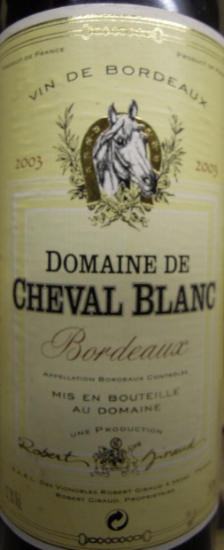 2004 Domaine du Cheval Blanc - CellarTracker