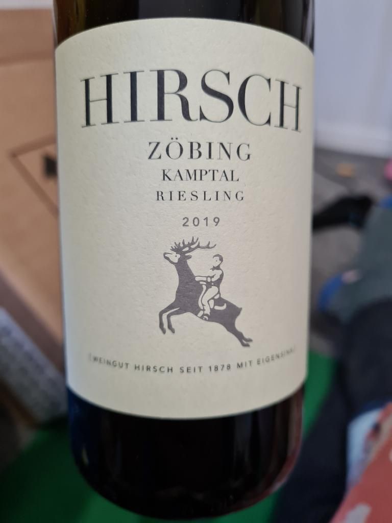 2019 Weingut Hirsch Riesling Zöbing, Austria, Niederösterreich, Kamptal CellarTracker