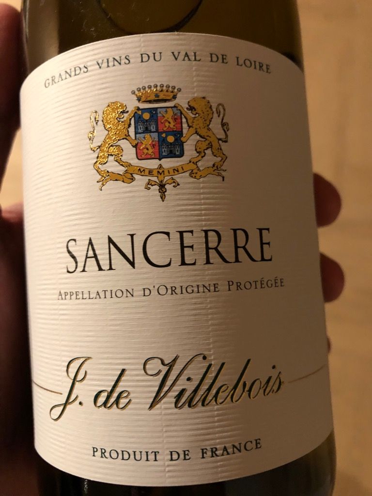 2019 Joost De Villebois Sancerre Rouge, France, Loire Valley, Upper