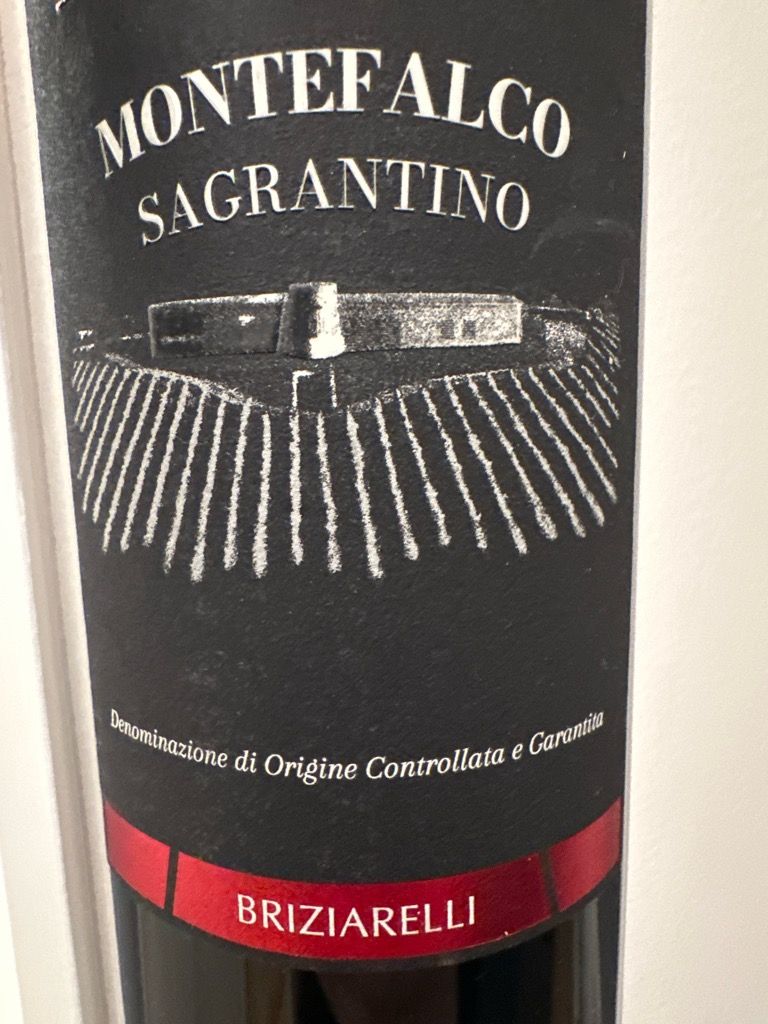 2020 Cantine Briziarelli Montefalco Sagrantino, Italy, Umbria ...