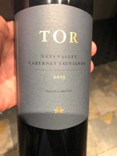 2015 TOR Cabernet Sauvignon Oakville Hillside - CellarTracker