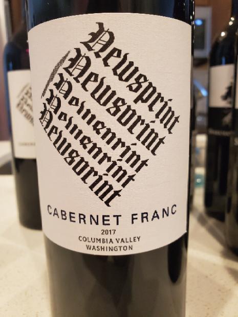 2021 Newsprint by Guardian Cellars Cabernet Franc, USA, Washington ...