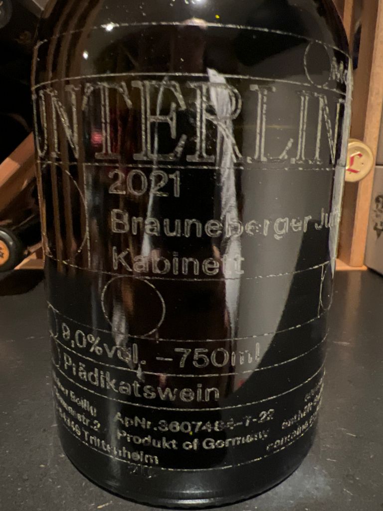 2021 Unterlind Brauneberger Juffer Riesling Kabinett - CellarTracker