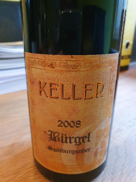 2008 Weingut Keller Bürgel Spätburgunder - CellarTracker