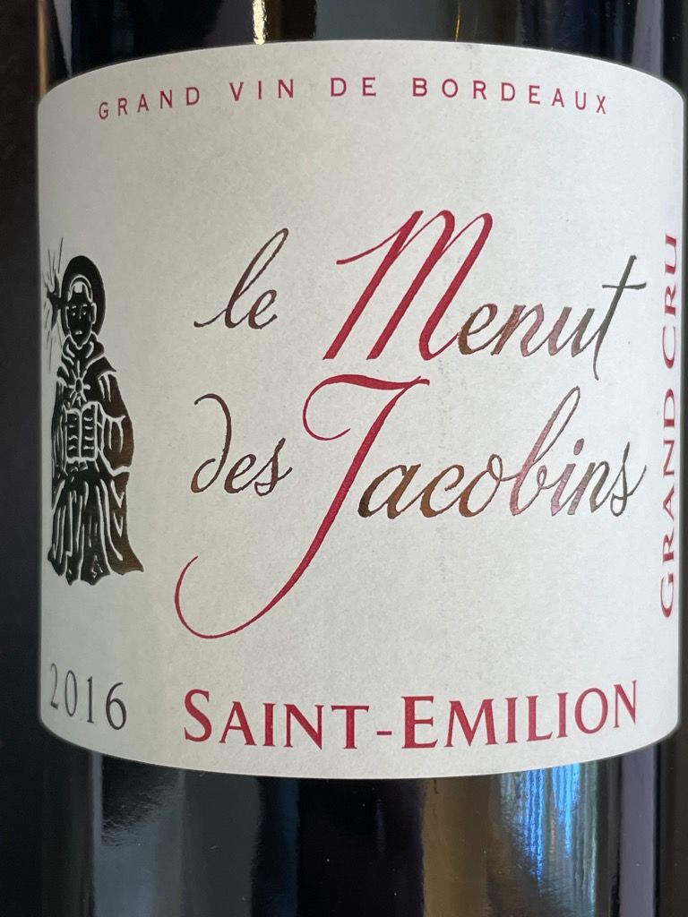 2019 Couvent des Jacobins Le Menut des Jacobins - CellarTracker