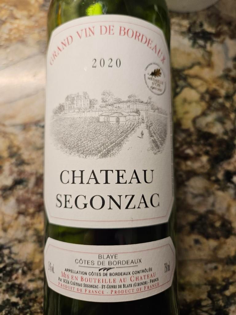 2018 Château Segonzac - CellarTracker