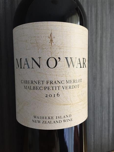 man o war wine