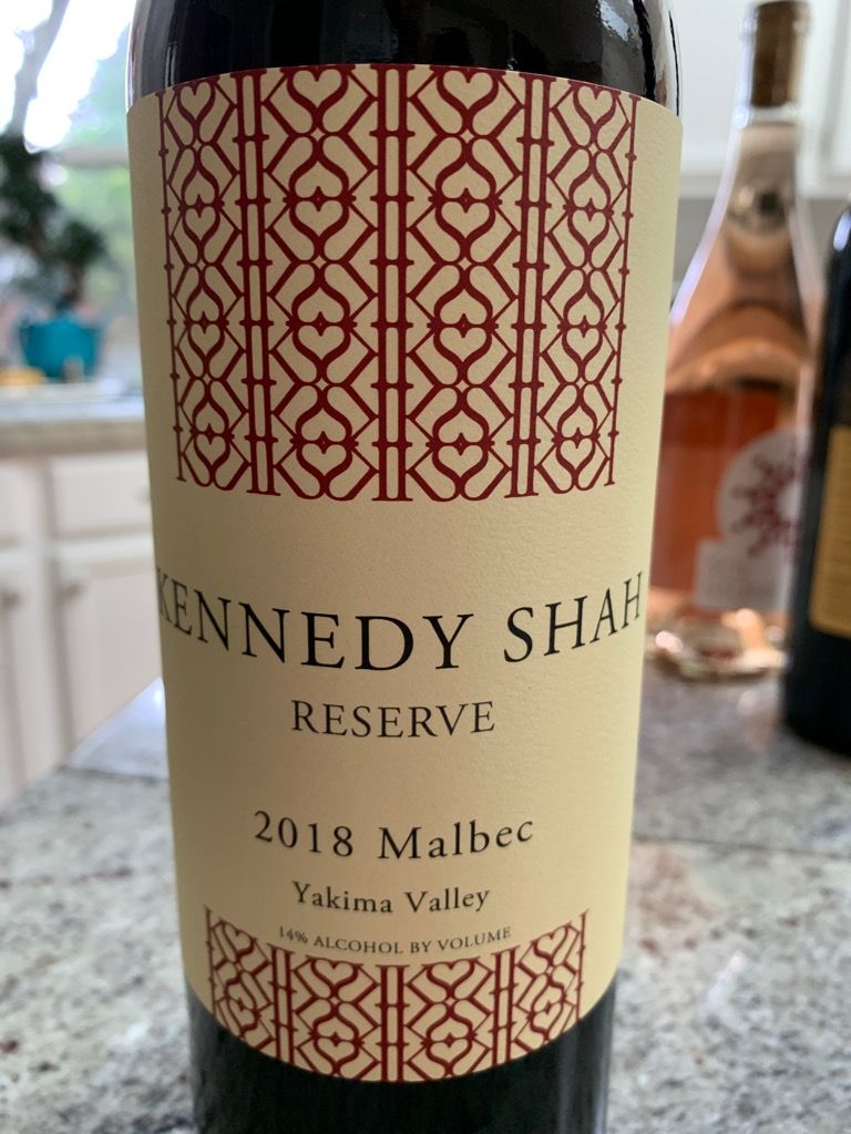 2019 Kennedy Shah (Woodhouse Wine Estates) Malbec Reserve, USA