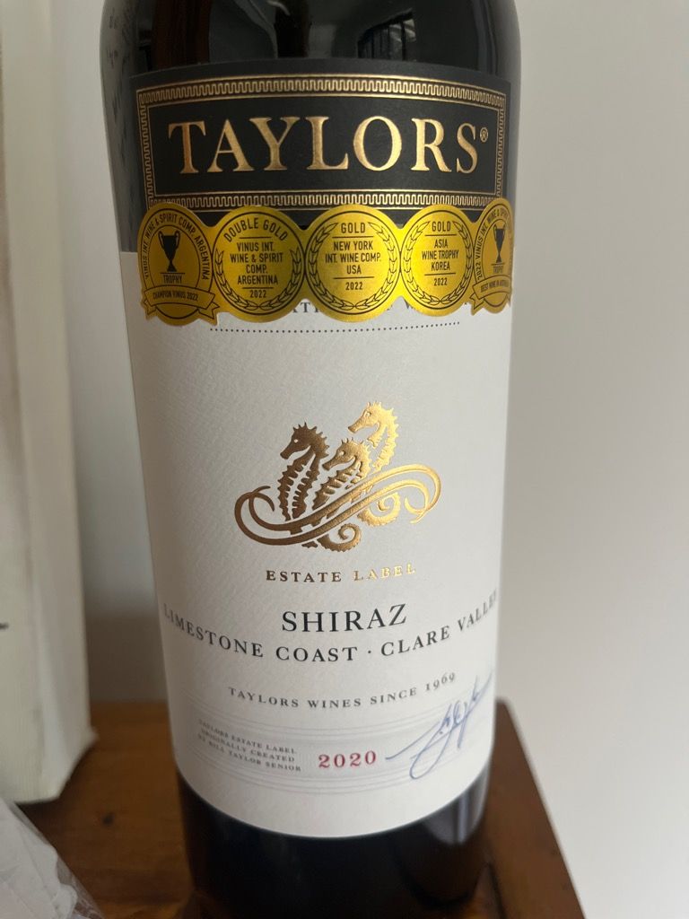 2021 Taylors Shiraz Estate Label, Australia, South Australia, Mount ...