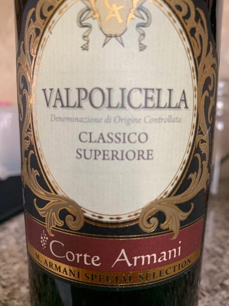 2016 Corte Armani Ripasso della Valpolicella Classico Superiore, Italy,  Veneto, Valpolicella, Ripasso della Valpolicella Classico Superiore -  CellarTracker