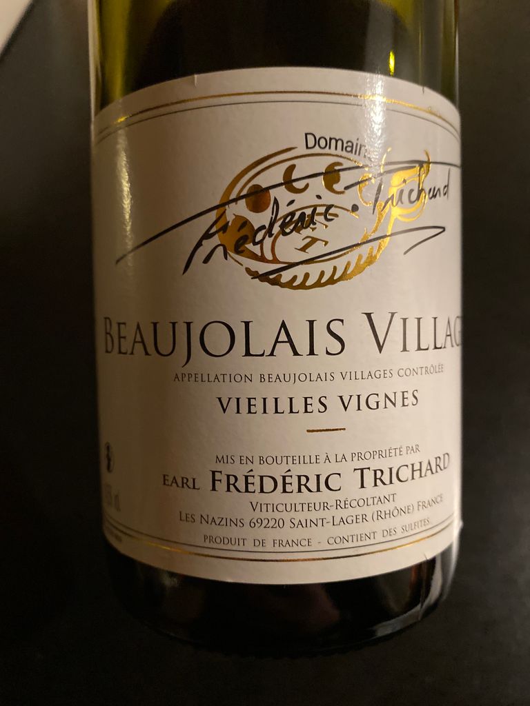 2020 Domaine Frederic Trichard Beaujolais-Villages Vieilles Vignes ...