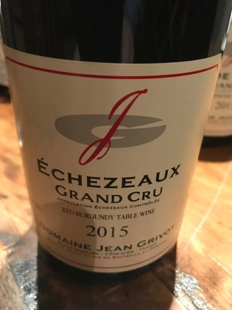 2015 Domaine Jean Grivot Echezeaux - CellarTracker
