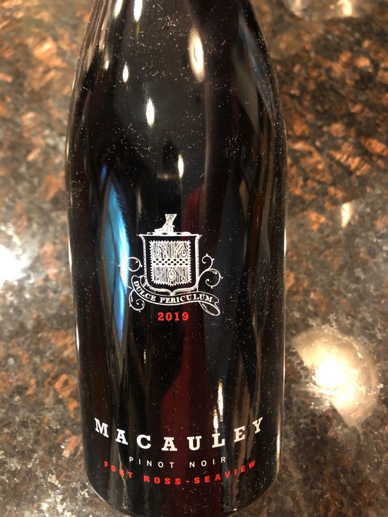 2019 Macauley Pinot Noir, USA, California, Sonoma County, Russian River