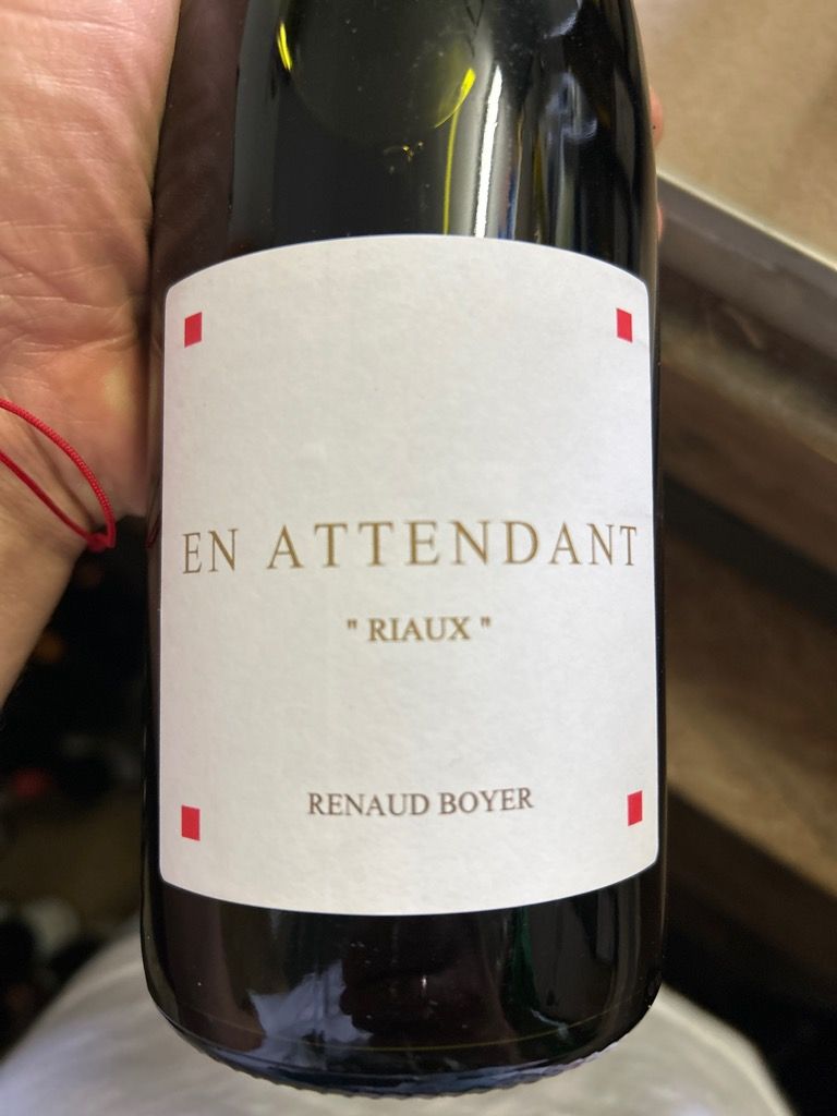 2020 Domaine Renaud Boyer Bourgogne Les Riaux En Attendant, France
