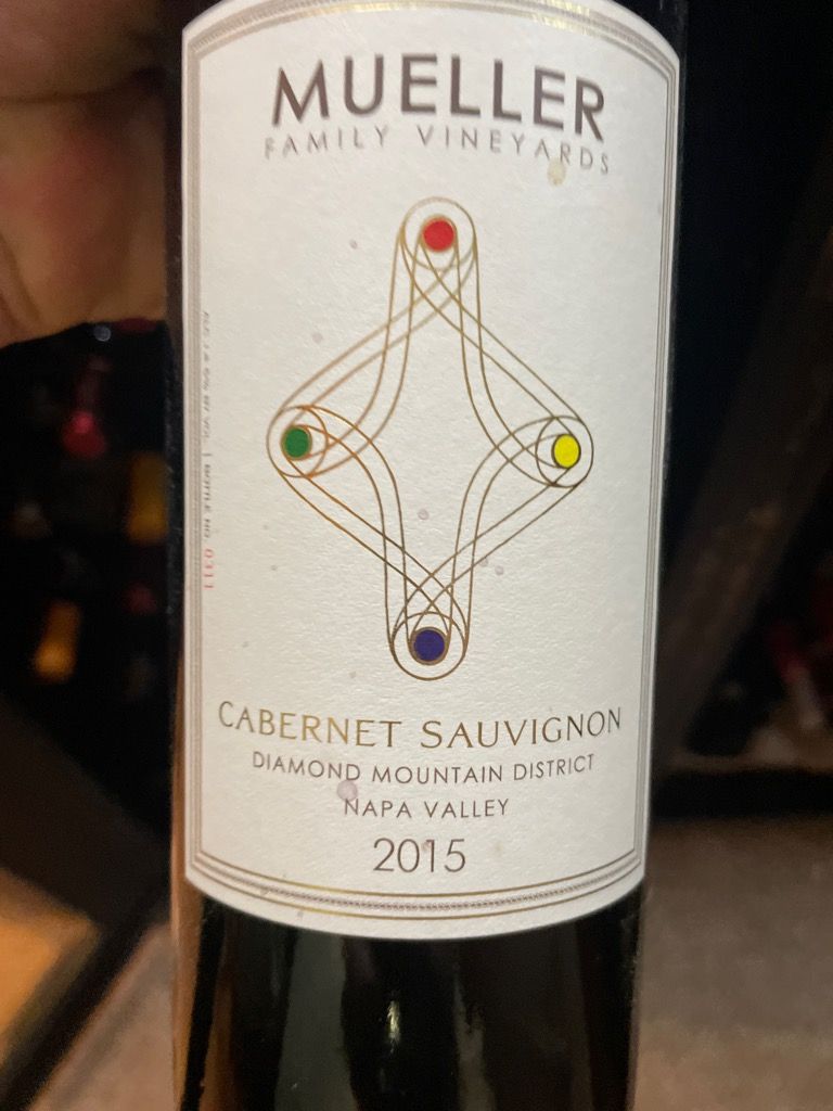 2018 Mueller Family Vineyards Diamond Mountain Cabernet Sauvignon - Mueller  Family Vineyards