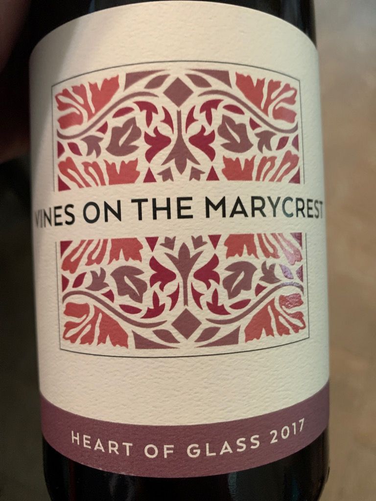 2016 Vines On The Marycrest Heart Of Glass, USA, California, Central