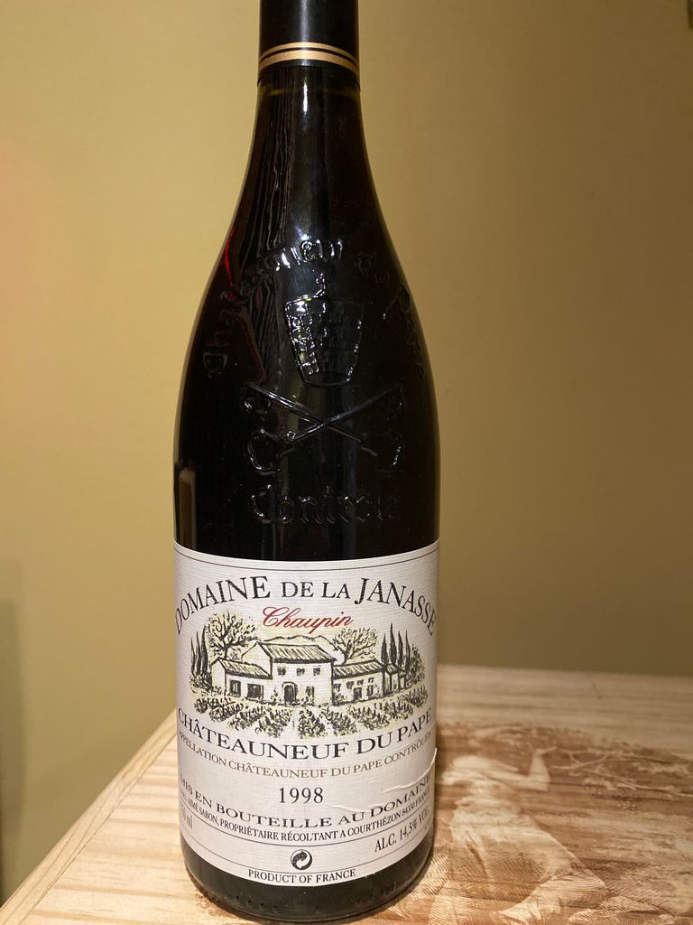 シャブリ 特級 1998 1998 Domaine de la Janasse Châteauneuf-du-Pape Cuvée Chaupin