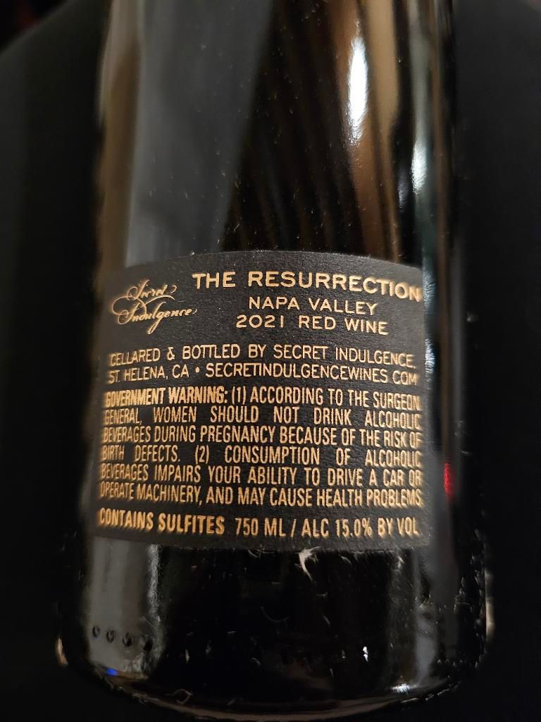 2015 JCB Cabernet Sauvignon The Resurrection - CellarTracker
