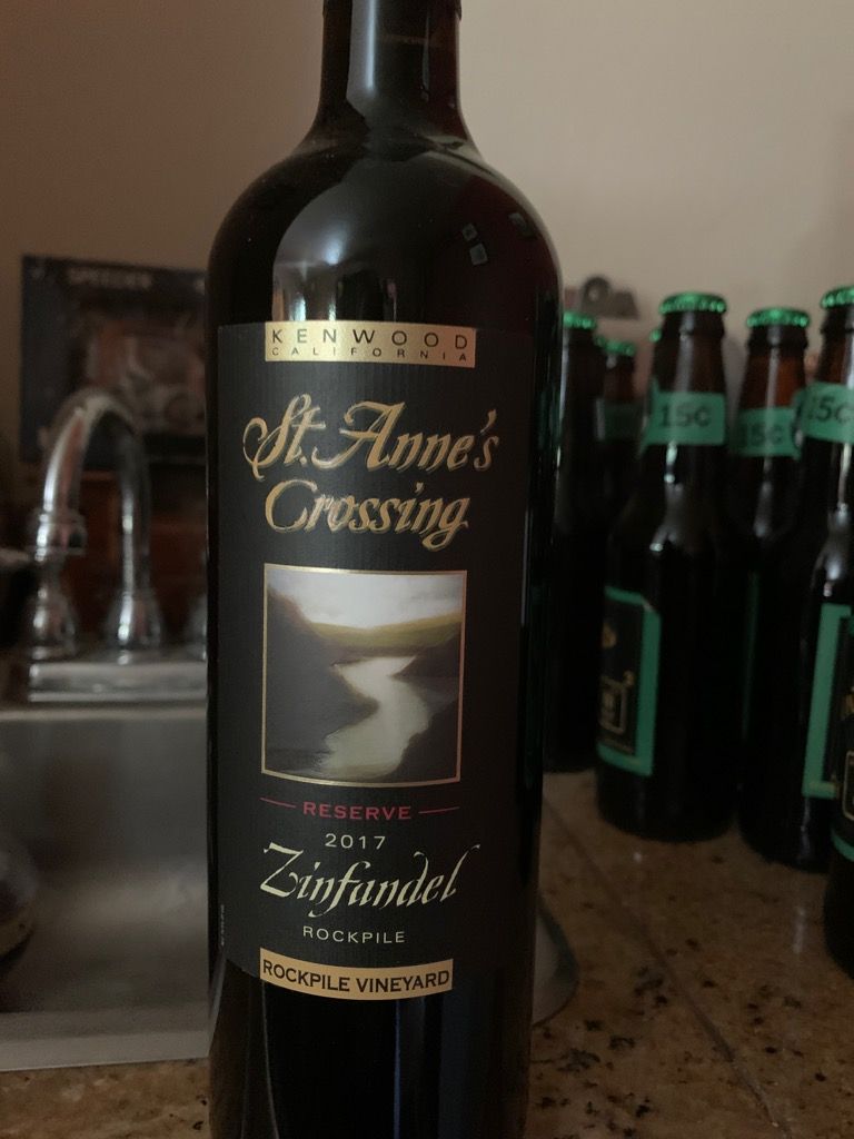 2017 St. Anne's Crossing Zinfandel Reserve Rockpile Vineyard, USA