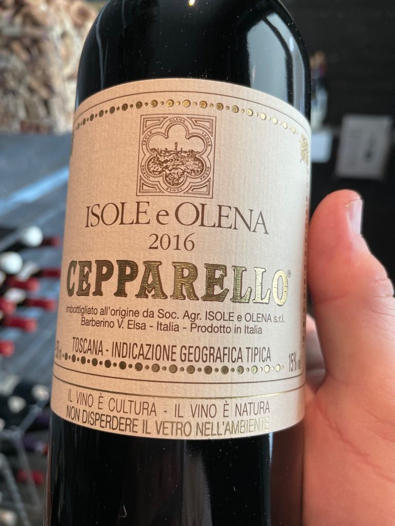 2016 Isole e Olena Cepparello Toscana IGT - CellarTracker