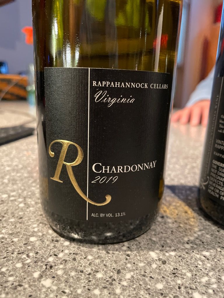 2019 Rappahannock Cellars Chardonnay Black Label, USA, Virginia
