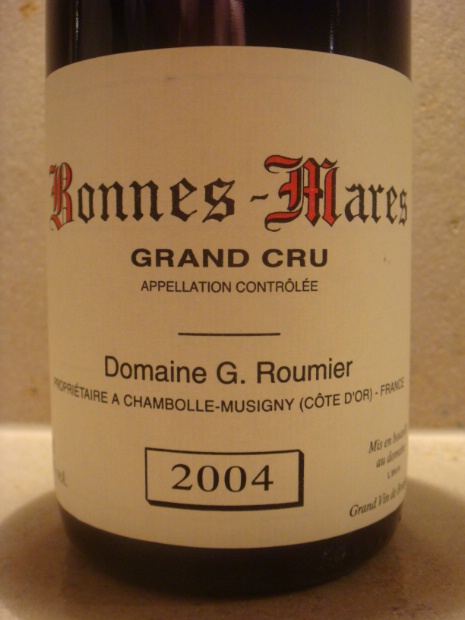 2004 Domaine G. Roumier / Christophe Roumier Bonnes Mares, France 