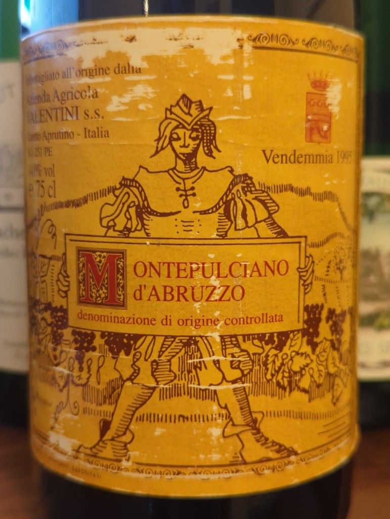 1995年モンテプルチアーノ・ダブルッツォ ヴァレンティーニ 1995 Azienda Agricola Valentini Montepulciano d'Abruzzo