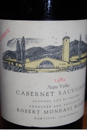 1982 Robert Mondavi Winery Cabernet Sauvignon Reserve, USA, California