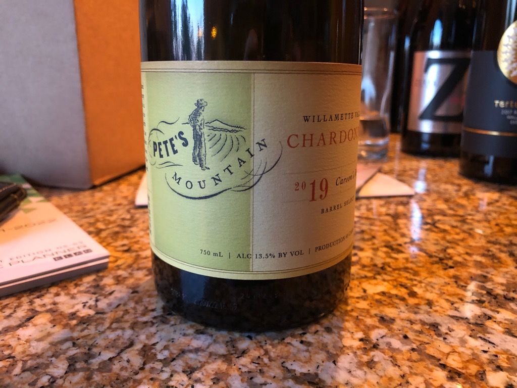 2021 Pete's Mountain Winery Chardonnay Carson's Reserve, USA, Oregon ...