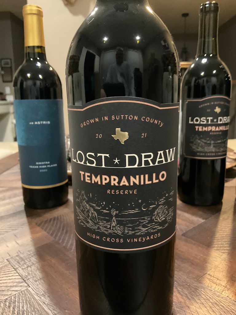 2021 Lost Draw Cellars Tempranillo Reserve High Cross Vineyards, USA ...