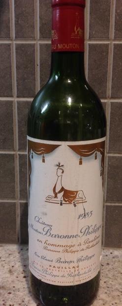 1986 Château Mouton-Baronne-Philippe en hommage à Pauline