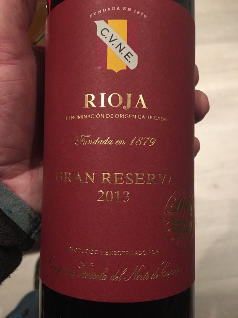Río Paraná Enumerar litro 2013 C.V.N.E. (Compañía Vinícola del Norte de España) Rioja Gran Reserva  Seleccion Especial - CellarTracker