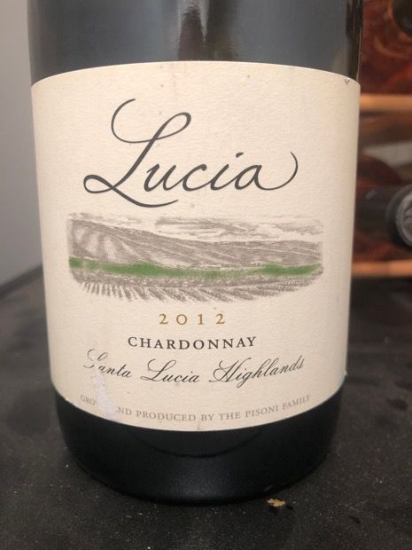 2012 Lucia Chardonnay Santa Lucia Highlands, USA, California, Central ...
