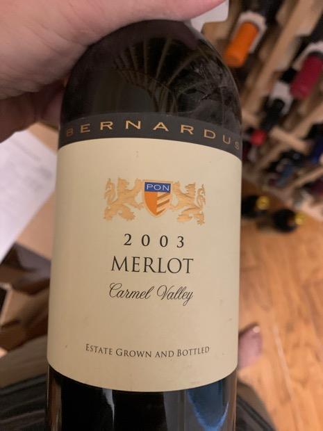 Bernardus Winery - Products - Merlot-2019 Merlot