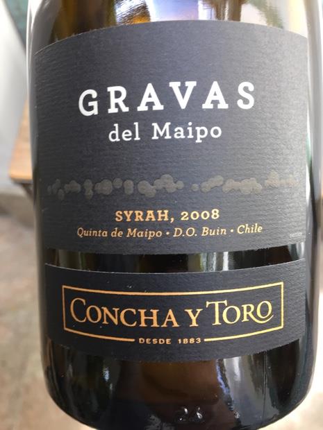 2008 Concha y Toro Syrah Gravas del Maipo - CellarTracker