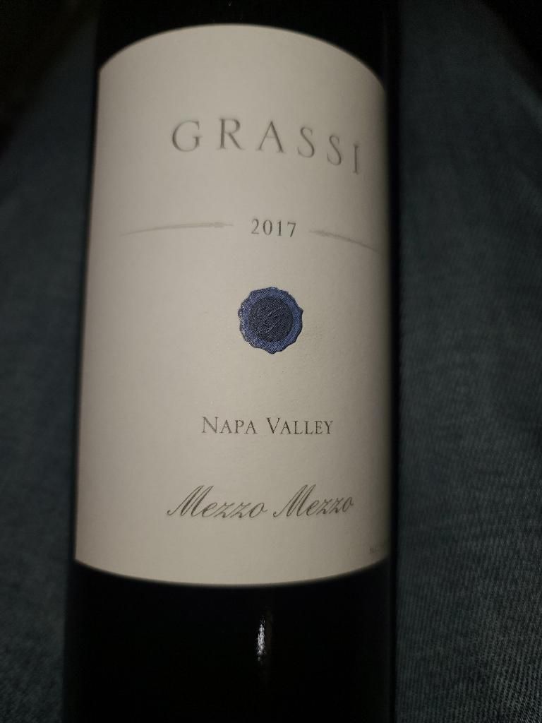 2018 Grassi Family Vineyards Mezzo Mezzo, USA, California, Napa Valley