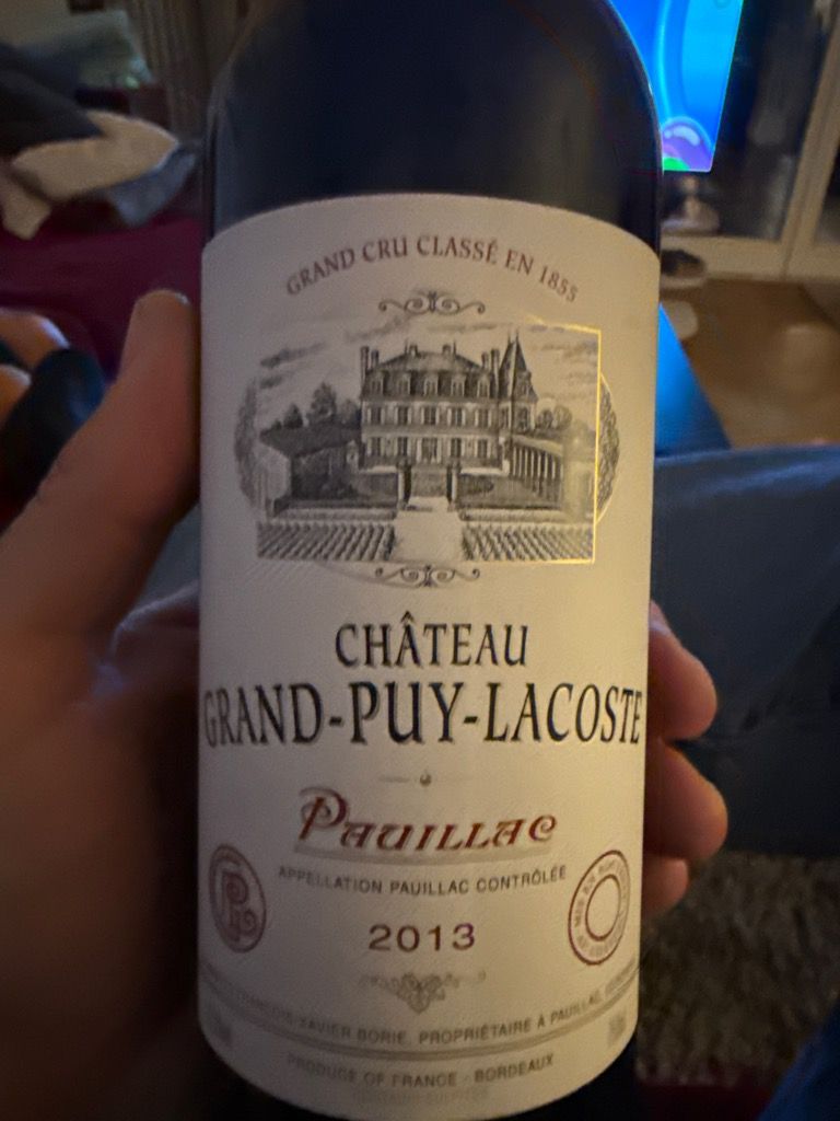 2013 Château Grand-Puy-Lacoste - CellarTracker