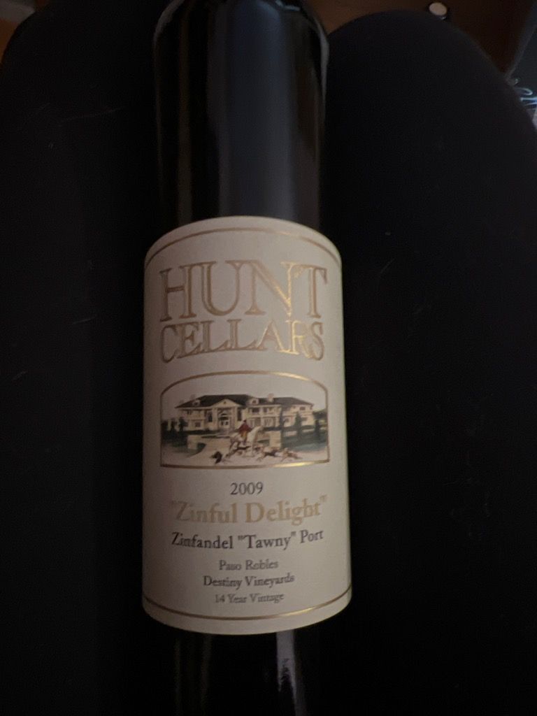 2009 Hunt Cellars Zinfandel Zinful Delight Tawny Zinfandel Port, USA