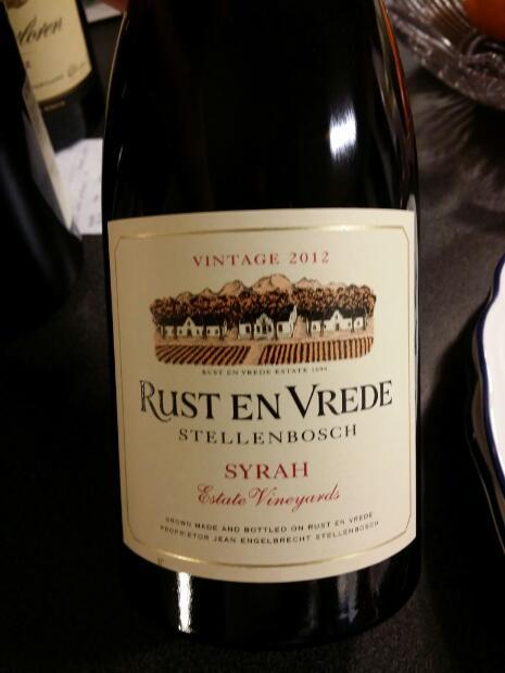 2013 Rust en Vrede Syrah CellarTracker